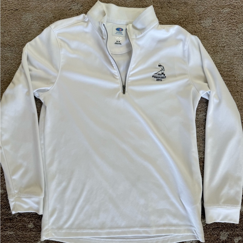 Youth White Polo Shirt
